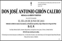 José Antonio Girón Calero